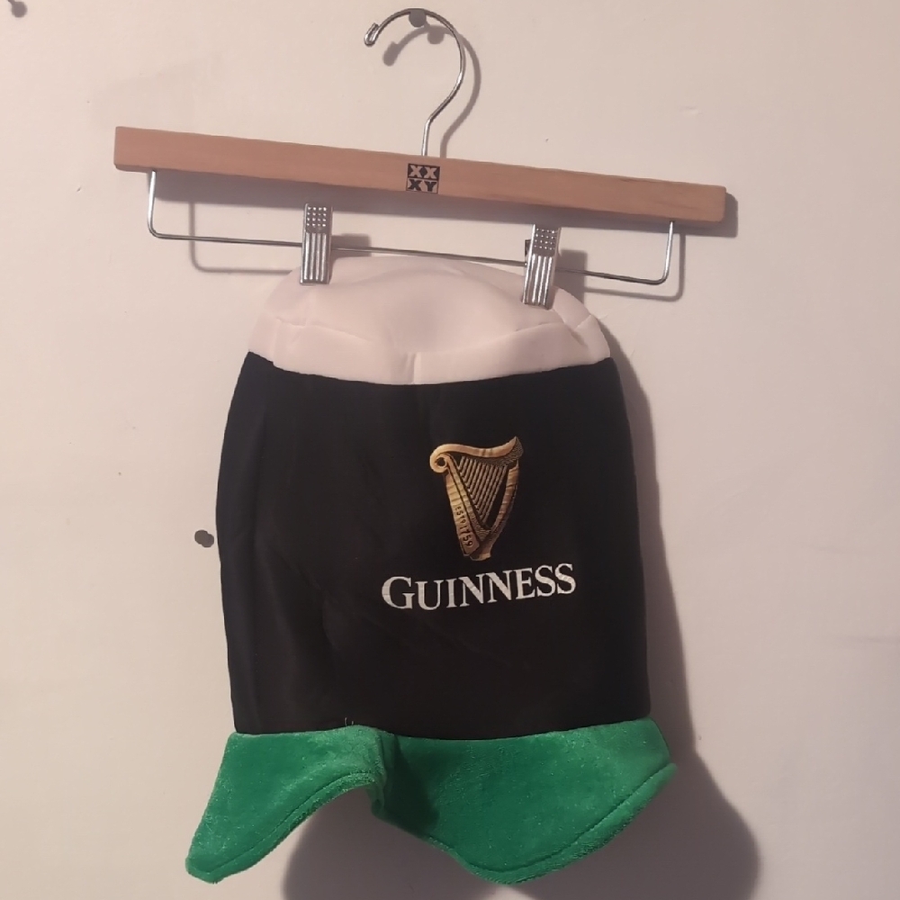 Free With Any Bundle Irish Guinness Green Hat with Gold Harp St Patrick's Day